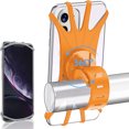 thumbnail image 2 of Soporte para teléfono de motocicleta para bicicleta: soporte para teléfono móvil con manillar de bicicleta de montaña de silicona con rotación de 360 ° Fokelyi 220646-3, 2 of 9