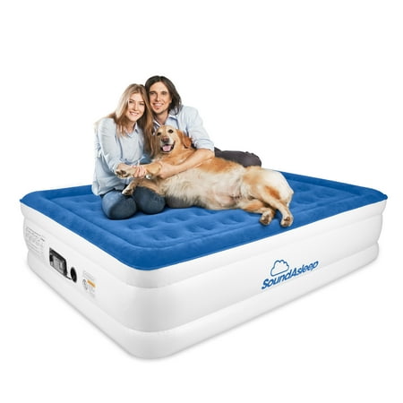 SoundAsleep Dream Series Air Mattress with ComfortCoil Technology & Internal Built In High Capacity Pump