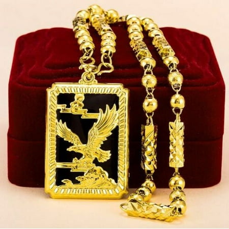 Men's Chain 22K 23K 24K Thai Baht Gold Filled Yellow GP Necklace