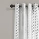 thumbnail image 2 of Juego de paneles de cortina de ventana Hygge Stripe negro / blanco 52x95 Lush Decor 16T007536, 2 of 2