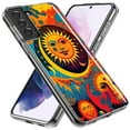 thumbnail image 2 of MUNDAZE Samsung Galaxy S20 Plus Shockproof Clear Hybrid Protective Phone Case Neon Psychedelic Indie Hippie Sun Moon Cover, 2 of 5