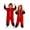 A-Red1963, variant on Halloween Fiery‑Flame‑Graphic‑Print Jumpsuit for Big Girls Long‑Sleeve Hooded Romper Festive Bodysuit