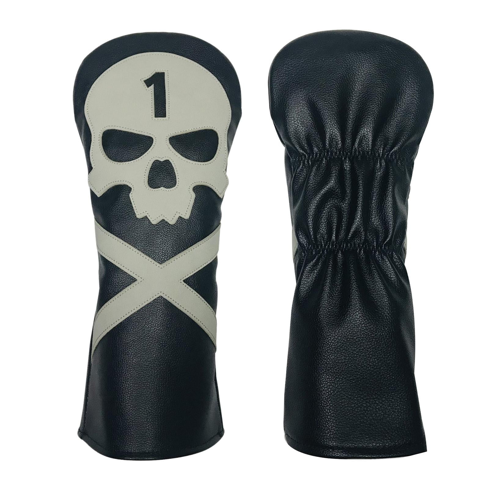 harayaa Durable Golf Driver Head Cover Waterproof No. 1, 3/5, UT Drivers Headcover Woods Black