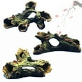 thumbnail image 1 of Trayknick Aquarium Resin Wooden Simulation Cave Model Fish Tank Landscaping Ornaments Style A, 1 of 12