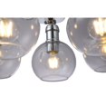 thumbnail image 6 of Chloe Lighting Wacian 5-Light Glass Metal Hanging Chandelier in Chrome, 6 of 9