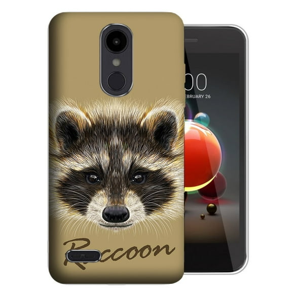 MUNDAZE LG K40 X420 Raccoon Design Phone Case Cover