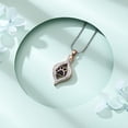 thumbnail image 4 of The Eye of My Heart Urn Necklace Keepsake Paw Print Cremation Jewelry Memorial Urn Jewelry Stainless Steel Urn Necklace, 4 of 7
