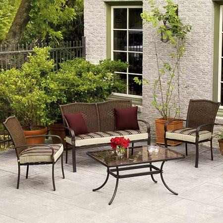 Better Homes and Gardens® Haylea 4-Piece Patio Chat Set