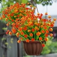 thumbnail image 2 of ZOELNIC 8 Bundles Artificial Flowers Outdoor, Plastic Faux Flowers Plants UV Resistant Greenery Plants Artificial Fake Plants Indoor Outside Home Garden Spring Summer Decor(Color Mix), 2 of 7