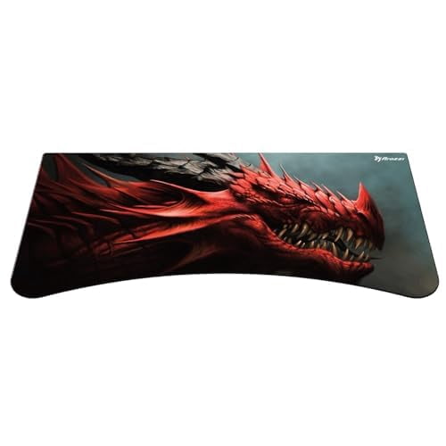 Arozzi Arena Gaming Desk Mat, Full Surface Custom Desk Pad, Interchangeable, Water Resistant & Washable Computer Desk Mouse Pad with Stitched Edges (D001)