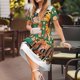 thumbnail image 3 of Disketp Happy Fall Y'All para Vestido de Manga Corta para Mujeres, Vestidos de Verano para Mujeres, Casual y Holgado para la Playa, 3 of 6
