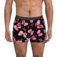 thumbnail image 2 of Goofa Girl Butterfly Printed Men's Boxer Briefs Underwear, Moisture-Wicking Underwear, Trunk,Soft and Breathable Cotton Underwear-Small, 2 of 9