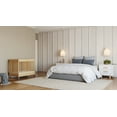 thumbnail image 2 of Foundations Boutique Compact Folding Hotel Crib with 3" Mattress and Locking Wheels, Natural, 2 of 8