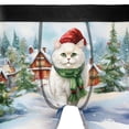 thumbnail image 4 of Hello Winter Persian Frosty Morning Walk Welcome Snowy Christmas All Over Print Boxer Briefs Underwear for Men Dad Cat Lover Kitten Owner Gifts - 02018, 4 of 6