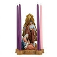 thumbnail image 3 of Avalon Gallery Candle Holders - Luxury Tabletop Christmas Centerpiece Advent Wreath Candle Holder Figurine, 10.75 x 7.88-Inch, Good News, 3 of 5