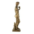 thumbnail image 2 of David Statue - 6" x 4" x 13.7" - Gold, 2 of 6
