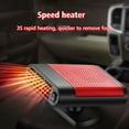 thumbnail image 5 of MDHAND 2 in 1 Portable Car Heater,Rapid Heating Car Defroster,Hot & Cold Car Cooling Fan,12V 150W, 5 of 11