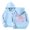 Sky Blue, variant on LTTVQM Girls Cute Hoodie Sweatshirt Hoodies Bows Print Fall Loose Fit With Long Sleeve Shirt Soft Sweaters With Pocket Sky Blue 7-8 Years