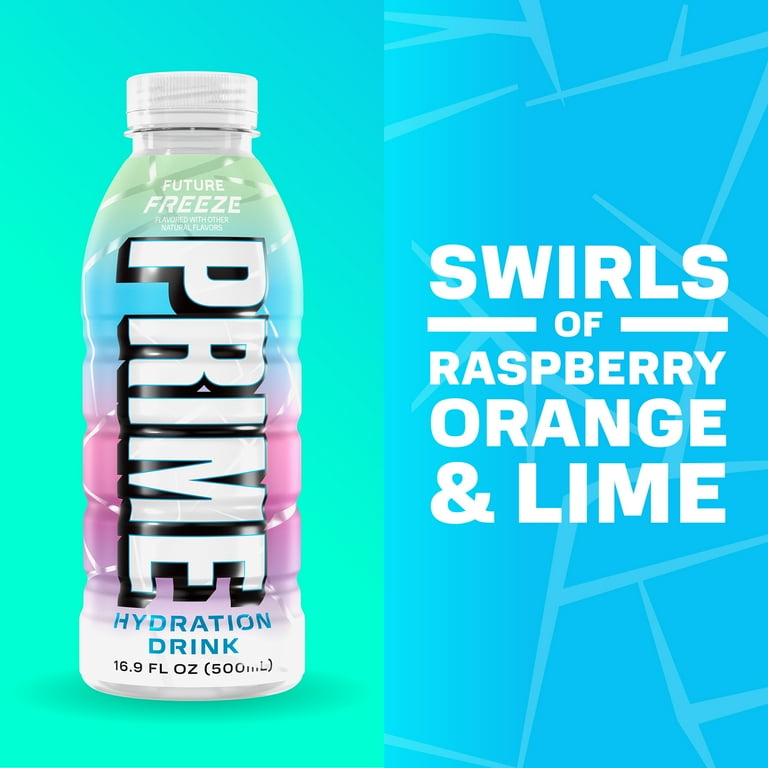 Prime Hydration Sports Drink, Future Freeze, 16.9 fl oz, 12 Pack