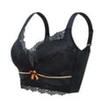 2022 Plus Size Bra Big Cup Xxxxxxl Lace Vest Seamless Front Buckle Opening Push Up Big Plus Size