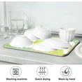 thumbnail image 7 of FREEAMG Colorful Tropical Dish Drying Mat Microfiber Drying Pad for Kitchen Counter Absorbent Mat Drying Pad Sink Mat 18 x 24 Inch, 7 of 7