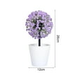 thumbnail image 6 of Artificial Mini Potted Flowers Plant for Home Decor Party Wedding Garden Office Patio Decoration, 6 of 8