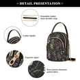 thumbnail image 4 of FORMRS Crossbody Bag for Women Quilted Travel Shoulder Cell Phone Purse with Chain Strap Handbag, Purple Floral Pattern, 4 of 7