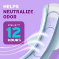 thumbnail image 5 of Poise Ultra Thin Incontinence Pads with Wings, 4 Drop Moderate Absorbency, 54 Count, 5 of 10