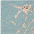 thumbnail image 5 of SAFAVIEH Soho Daffodil Abstract Area Rug, Blue/Light Pink, 3'6" x 5'6", 5 of 7