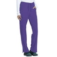 thumbnail image 6 of Dickies EDS Essentials Medical Scrubs Pant for Women Mid Rise Straight Leg Drawstring DK010T, L Tall, Grape, 6 of 8