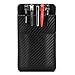 thumbnail image 3 of Leather Pocket Protector for Men: A Multi Purpose pocket protectors for shirts - Carbon Fiber Pattern Pocket Protector for Lab Coats | Pocket Pen Holder Accommodates Work Tools Such as Pens, 3 of 4