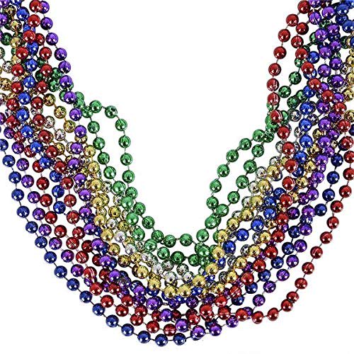 33" 7 mm METALLIC BEADS