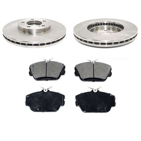 Front Brake Pad and Rotor Kit - Compatible with 2001 - 2005 Mercury Sable 2002 2003 2004