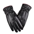 thumbnail image 4 of Youmylove Gloves Women Winter Mittens Water-Proof Leather Touchscreen Lined Warm Gloves, 4 of 9