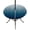 Blue, variant on Round Outdoor Tablecloth with Umbrella Hole and Zipper, Teal Green Ombre Tablecloth with Elastic Waterproof, Contemporary Gradient Abstract Art Patio Table Covers for 55" - 60" Picnic Pool Tables