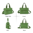 thumbnail image 3 of PULLIMORE Nylon Tote Bag for Women Crossbody Shoulder Bags Messenger Purse Top Handle Satchel Handbags for Travel Work, Green, 3 of 9