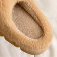 thumbnail image 2 of Pantuflas Carpincho Felpa Antideslizantes con Punta Cerrada para Mujer (Café 40-41), 2 of 3