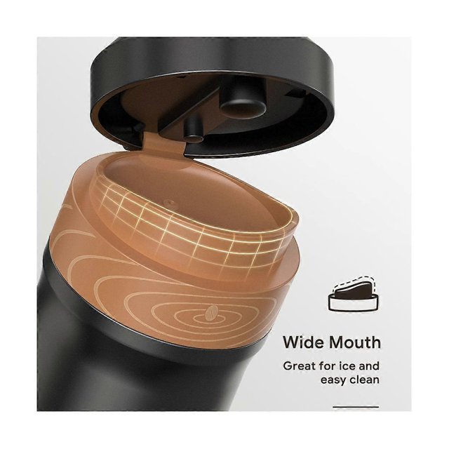 2 in 1 Portable 320Ml Coffee Pot French Press Coffee Maker Stainless Steel Chilled Insulated 8H Tra