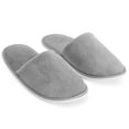 12 Pairs Disposable Slippers for Guests, Bulk Pack for Hotel, Spa