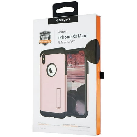 Spigen Slim Armor Case With Kickstand for iPhone Xs Max - Rose Gold