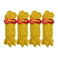 thumbnail image 2 of Cuerda para tienda kusrkot 4 piezas 4 mm fluorescente reflectante 13 pies amarillo, 2 of 8