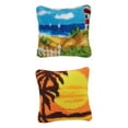thumbnail image 1 of Rongfmy Ensemble de 2 Crochets à Loquet Paysage de Bord de Mer Kit Taie d'Oreiller Faite à la Main Broderie, 1 of 9