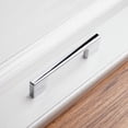 thumbnail image 6 of KOOFIZO 10 Pack Wide Foot Cabinet Bar Pull - Chrome Modern Solid Handle, 3 Inch/76mm Screw Spacing, 6 of 7