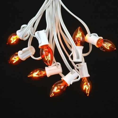 Novelty Lights C7 Christmas Lights Set Indoor/Outdoor Christmas Light String Christmas Tree