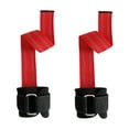 thumbnail image 4 of BAOSITY 2 Pieces Weight Lifting Straps Sports Wristband Professional Gym Grips Gloves Wrist Support Straps for Fitness Cross Training Red, 4 of 8