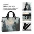 thumbnail image 4 of FORMRS 16" Laptop Bag Carrying Sleeve Case with Handle Travel Shoulder Briefcase, Moon and House, 4 of 8