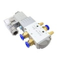 Pneumatic Electric Solenoid Valve 4V21008 5 Way 2 Position Control Air