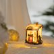 thumbnail image 1 of Fiudx Decoración Del Hogar Decoración De La Casa De Resina Navideña Decoraciones Microscape Regalos Manualidades Navideñas Luz Cálida Led Casa De Resina Navideña Decoración Navideña Escritorio Para E, 1 of 7