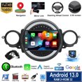 thumbnail image 1 of IKASEFU Android 13 Stéréo de Voiture pour BMW Mini Cooper R56 2007-2014, Radio à Écran Tactile 9 Pouces Intégré Sans Fil Carplay/Android Auto/bluetooth/aux-In/contrôle de Volant, 1 of 11