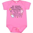 thumbnail image 3 of Inktastic My First New Years Resolutions with Baby Clip Art and Stars Girls Baby Bodysuit, 3 of 5